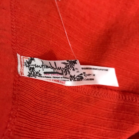 Free People Orange Tank Top - Picture 4 of 5